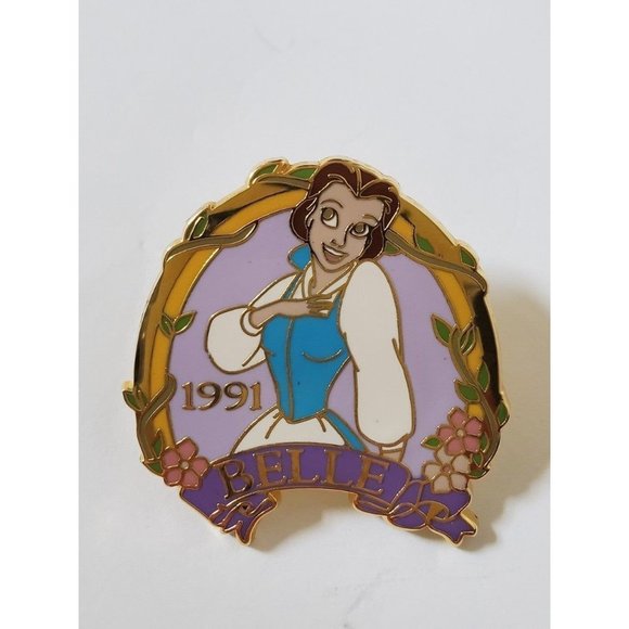 Disney Accessories - Disney Store 2001 100 Years of Dreams #11 Belle 1991 Beauty & The Beast Pin